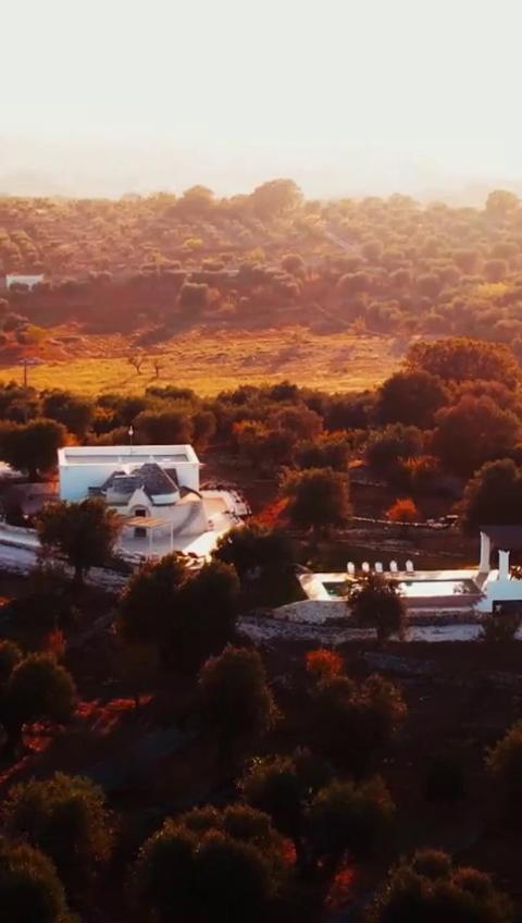 奥斯图尼Trulli Cicerali , Trulli Design Con Piscina Panoramica别墅 外观 照片